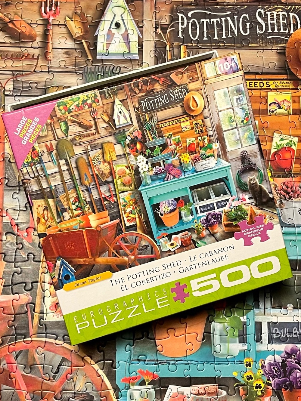 Eurographics Potting Shed 500 piece jigsaw puzzle